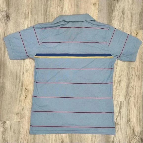 Vintage 80s Sears Tour Collection Cotton Golf Polo Pocket Collared Shirt Size L - Picture 6 of 6